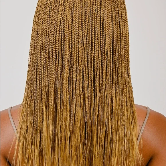 18-Inch Micro Million Twist Braided Wig - Light, Soft Braid Wigs for Black Women - Picture 2 of 5